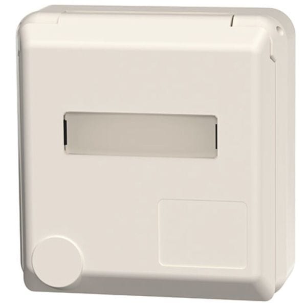 MENNEKES - Anbau Schuko-Wandsteckd. Cepex 16A 2p+E 230V IP44 perlweiß m.Beschr.