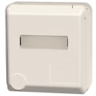 MENNEKES - Anbau Schuko-Wandsteckd. Cepex 16A 2p+E 230V IP44 perlweiß m.Beschr.