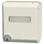 MENNEKES - Anbau Schuko-Wandsteckd. Cepex 16A 2p+E 230V IP44 perlweiß Schloss+Besc