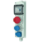MENNEKES - Cee-Steckdosenleiste 1xSSTD 1X16/3 1X16/5 +Abs.