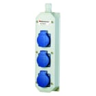 MENNEKES - Schuko-Steckdosenleiste 3xSSTD IP44
