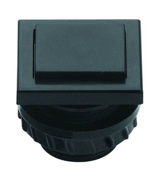 GROTHE - Taster (Kontakt), schwarz KKO 1381 SW/SW, (Typ PROTACT 681 KS)
