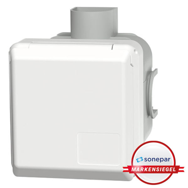 MENNEKES - MS! UP CEE-Wandsteckdose Cepex 16A 5p 400V 6h IP44 alpinweiß