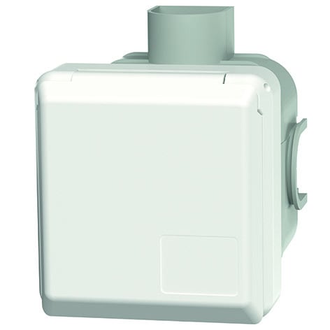 MENNEKES - Up Cee-Wandsteckdose Cepex 32A 5P 400V 6H IP44 Alpinweiß