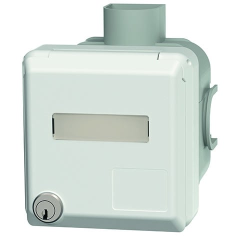 MENNEKES - UP CEE-Wandsteckdose Cepex 16A 5p 400V 6h IP44 alpinweiß +Schloss