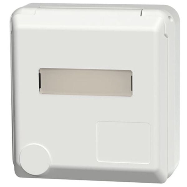 MENNEKES - Anbau Schuko-Wandsteckd. Cepex 16A 2p+E 230V IP44 alpinweiß m.Beschr.