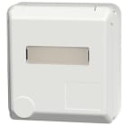 MENNEKES - Anbau Schuko-Wandsteckd. Cepex 16A 2p+E 230V IP44 alpinweiß m.Beschr.