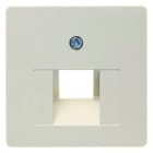 BERKER - Zentralplatte für RJ45 1fach weiß