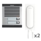 FERMAX - 4+N VEO 2TN Audio Set CLASSIC Türstation UP, silber/chrom