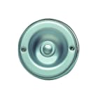 GROTHE - Kontakt-Schale mit 1 Taste Messing matt verchromt, (Typ KS 2075)