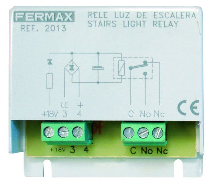 FERMAX - Relais m. 1 potentialfr. Kontakt 250/12 V DC, 2A