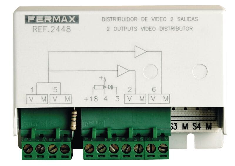 FERMAX - VDS Video-Verteiler 2 Ausgänge für 2 Monitore