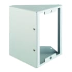 FERMAX - 45 Grad Aufputz-Gehäuse, 1-reihig für Größe 2, Alu silber