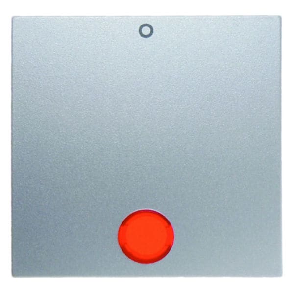 BERKER - S.1/B.x Wippe mit roter Linse alu matt