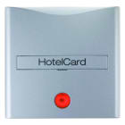 BERKER - S.1/B.x Hotelcard-Schalter- Aufsatz mit Linse alu matt