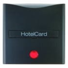 BERKER - S.1/B.x Hotelcard-Schalter- Aufsatz mit Linse anthrazit matt