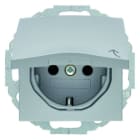 BERKER - S.1/B.x SSD mit verdrehbarem Topf erh. Ber.Schutz u.Klappdeckel, alu matt