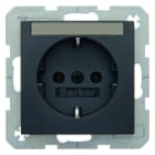 BERKER - S.1/B.x SSD mit Schriftleiste anthrazit matt