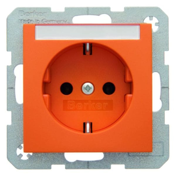 BERKER - S.1/B.x SSD mit Schriftleiste orange matt
