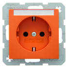 BERKER - S.1/B.x SSD mit Schriftleiste orange matt