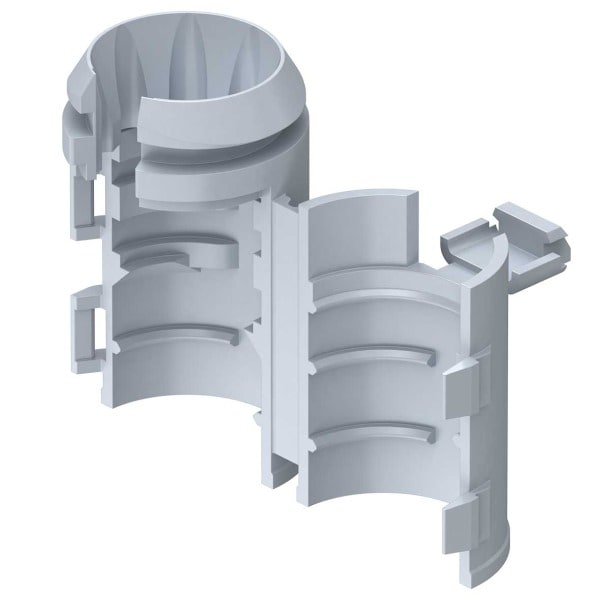 KAISER - Einbaugehäuse Rohrstopper, für Rohre Ø= 25 mm
