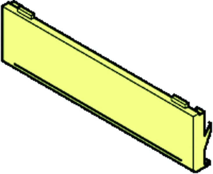 RENZ - Namensschildabdeckung für Tasten- module, glasklar mit Einlage 60x15x0,5mm
