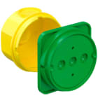 KAISER - Betonbau Verbindungsdose, ohne Deckel, Tiefe 66 mm