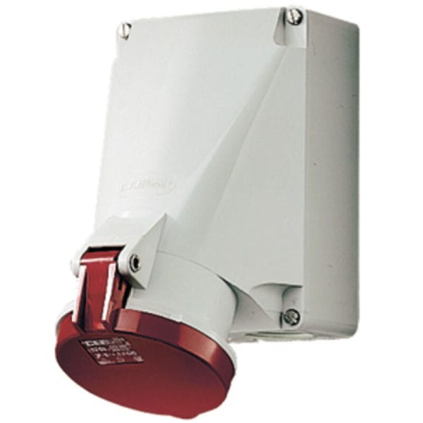 MENNEKES - Cee-Wandsteckdose 63A 4P 400V 6H IP44