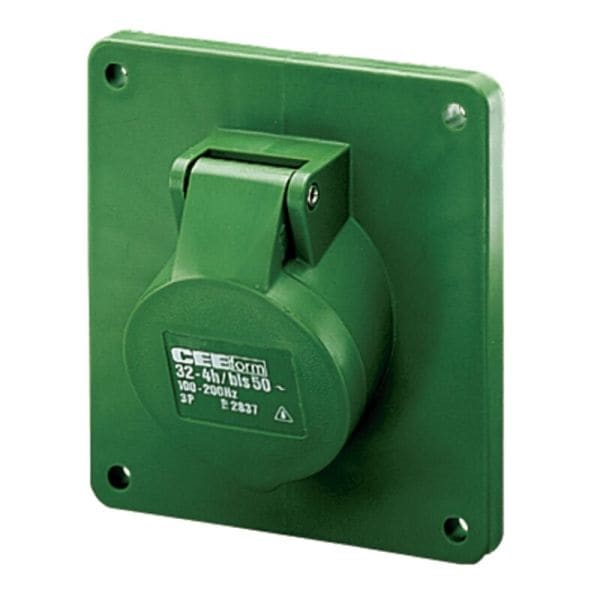 MENNEKES - Cee-Anbausteckdose 32A 3P 20-50V 4H IP44 100-200Hz