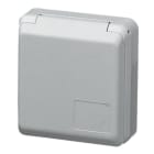 MENNEKES - Anbau Cee-Wandsteckd. Cepex 16A 3P 230V 6H IP44 Lichtgrau