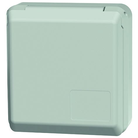 MENNEKES - Anbau Cee-Wandsteckd. Cepex 32A 5P 400V 6H IP44 Lichtgrau