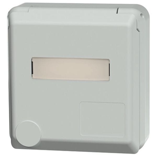 MENNEKES - Anbau CEE-Wandsteckd. Cepex 16A 5p 400V 6h IP44 lichtgrau m.Beschr.
