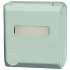 MENNEKES - Anbau CEE-Wandsteckd. Cepex 32A 5p 400V 6h IP44 lichtgrau m.Beschr.