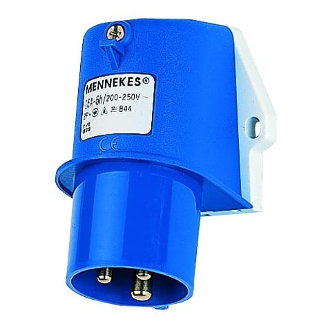 MENNEKES - CEE-Wandgerätestecker 16A 3p 230V 6h IP44