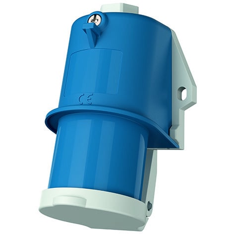 MENNEKES - CEE-Wandgerätestecker 16A 3p 230V 6h IP44 m.Klappdeckel