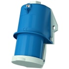 MENNEKES - CEE-Wandgerätestecker 16A 3p 230V 6h IP44 m.Klappdeckel