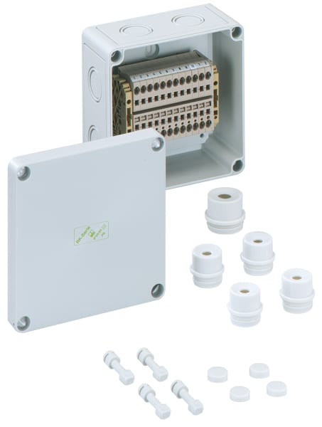 SPELSBERG - Reihenklemmengehäuse, IP54/IP66 , max. Leiterquerschnitt 4², RK 4/12 SL-12x4²