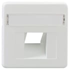 RUTENBECK - Zentralstück für Datendose 1fach 50x50mm weiß