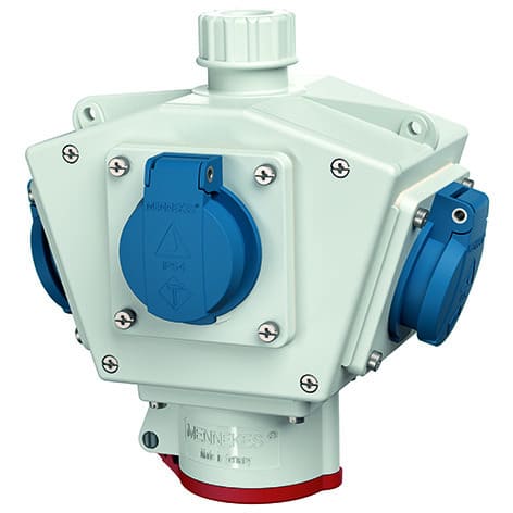 MENNEKES - Delta Box 3xSSTD 1X16/ IP44
