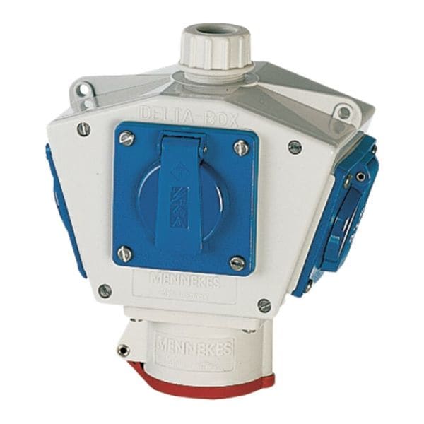 MENNEKES - Delta Box 3xSSTD 1X16/ IP44