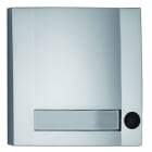 GROTHE - AP-Tasterplatte m.1 Taste silber matt/schwarz,(DOMOLUX SIM/SW2151)
