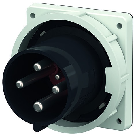 MENNEKES - CEE-Anbaugerätestecker 63A 4p 500V 7h IP67,Flanschmaß 110x106mm