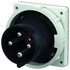 MENNEKES - CEE-Anbaugerätestecker 63A 4p 500V 7h IP67,Flanschmaß 110x106mm
