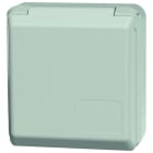 MENNEKES - Anbau Cee-Wandsteckd. Cepex 32A 3P 230V 6H IP44 Lichtgrau