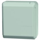 MENNEKES - Anbau Schuko-Wandsteckd. Cepex 16A 2P+E 230V IP44 Lichtgrau