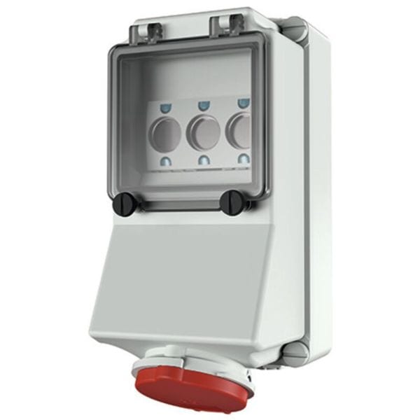 MENNEKES - CEE- Steckdose abgesichert 16A 5p 400V 6h IP44