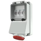 MENNEKES - CEE- Steckdose abgesichert 16A 5p 400V 6h IP44