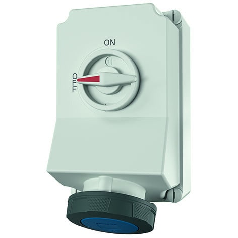 MENNEKES - Cee-Steckdose Abschaltbar 63A 4P 230V 9H IP67