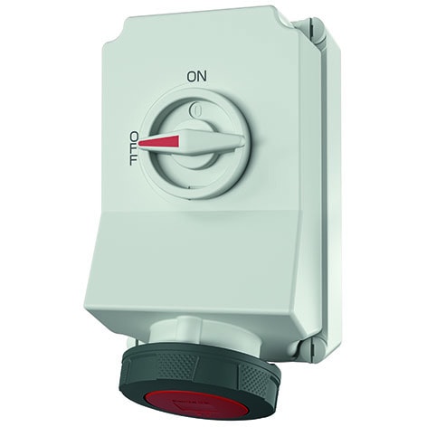 MENNEKES - Cee-Steckdose Abschaltbar 63A 4P 400V 6H IP67