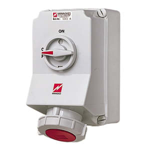 MENNEKES - Cee-Steckdose Abschaltbar Verr. 63A 5P 400V 6H IP67